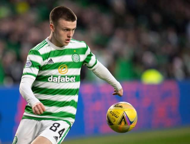 Celtic's Ben Doak during a cinch Premiership match between Celtic and Dundee United. (Photo by Rob Casey / SNS Group)