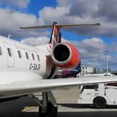 Loganair's new jets have given it the range to operate the contracts. Picture: Loganair.
