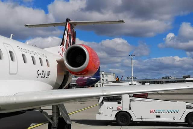 Loganair's new jets have given it the range to operate the contracts. Picture: Loganair.