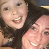 Milly Main from Lanark, pictured here with her mum Kimberly Darroch, died at the age of 10 in 2017 after contracting an infection at the Queen Elizabeth University Hospital in Glasgow