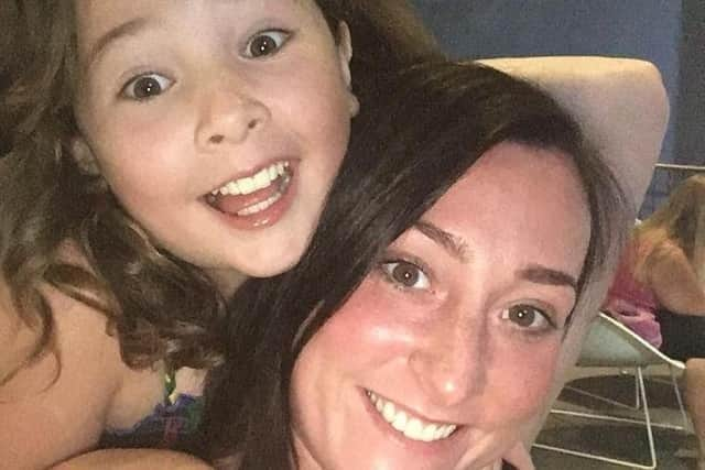 Milly Main from Lanark, pictured here with her mum Kimberly Darroch, died at the age of 10 in 2017 after contracting an infection at the Queen Elizabeth University Hospital in Glasgow