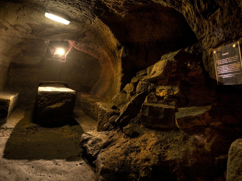 This series of hand-carved underground chambers rests beneath the streets of Gilmerton, a suburb of Edinburgh which was once a mining village. According to Undiscovered Scotland: “The mystery arises because no-one knows when this obviously man-made complex was excavated, or by whom, or what it was used for. “The "traditional" theory is that the Cove was the work of George Paterson, a blacksmith who is said to have excavated it between 1719 ad 1724 as a home and workshop for himself and his family.” However, given the location’s proximity to Rosslyn Chapel, others have theorised a connection to the Knights Templar.