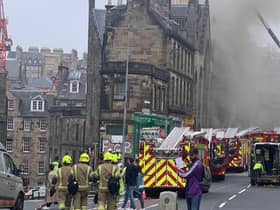 Images from the area early last Tuesday showed smoke pouring from a branch of Patisserie Valerie, next door to the Elephant House cafe.