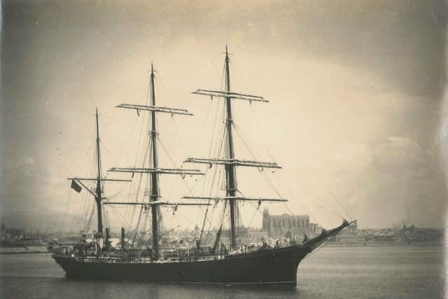 Glenlee, during her Spanish service as Galatea, off Palma. Picture: Clyde Maritime Trust