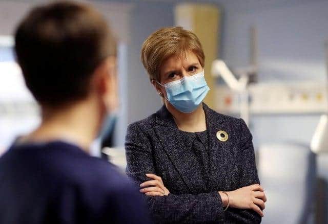 Nicola Sturgeon announced the latest coronavirus figures in Scotland