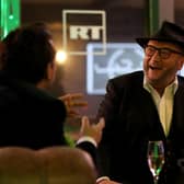George Galloway at the launch of The Alex Salmond Show on Russia Today at Millbank Tower in London in 2017 (Picture: Chris Radburn/PA)