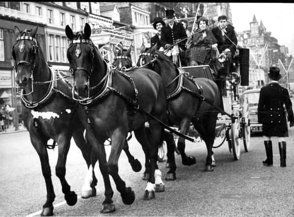 Edinburgh's Princes Street has changed over the years.