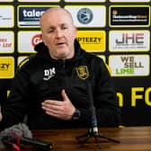 David Martindale has apologised for his hand gesture during Livingston's loss to Hibs. (Photo by Ross Parker / SNS Group)