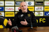 David Martindale has apologised for his hand gesture during Livingston's loss to Hibs. (Photo by Ross Parker / SNS Group)