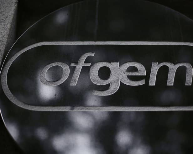 The Ofgem sign on the regulator's office in central London, as household energy bills are likely to increase by around £2.7 billion to cover the costs of the 28 energy suppliers that have gone bust in the past year. Picture: Yui Mok/PA Wire