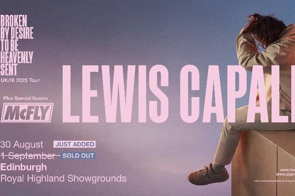 Lewis Capaldi has announced a second Edinburgh show at the Royal Highland Showgrounds after unprecedented demand for tickets to see the Scottish singer.
