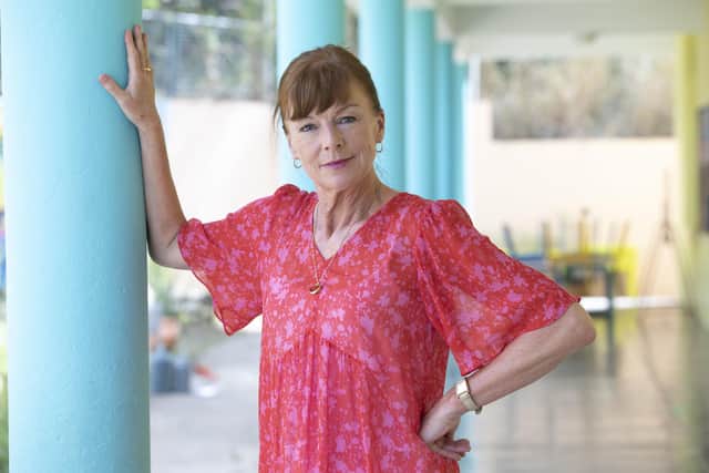 Doon Mackichan in Death in Paradise.