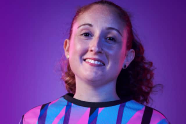 Scotland para-footballer Rebecca Sellar is looking to stand out online hate with Hope United campaign.
