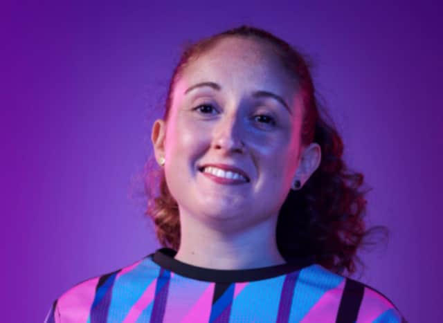 Scotland para-footballer Rebecca Sellar is looking to stand out online hate with Hope United campaign.