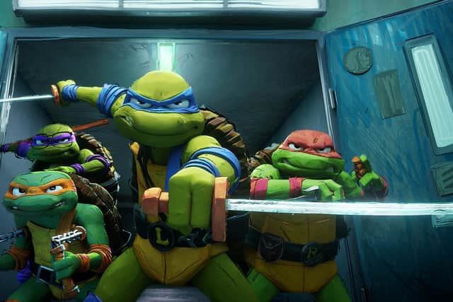 Teenage Mutant Ninja Turtles: Mutant Mayhem PIC: Courtesy of Paramount Pictures. All Rights Reserved