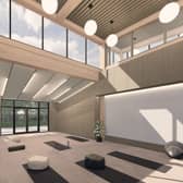 Inside new wellbeing hub planned for Fettes College. Image: Fettes College and Page/Park Architects
