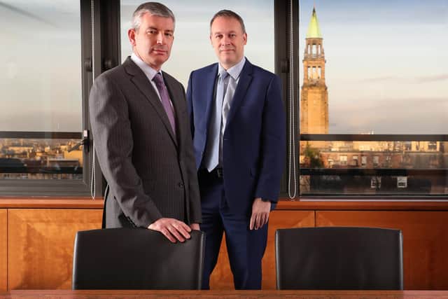 From left: Neil Amner and Bruce Farquhar. Picture: Stewart Attwood