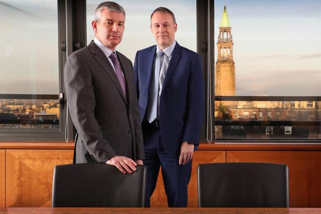 From left: Neil Amner and Bruce Farquhar. Picture: Stewart Attwood