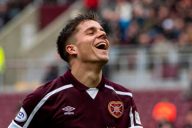 Cammy Devlin has formed a great partnership with Beni Baningime in the Hearts midfield. (Photo by Sammy Turner / SNS Group)