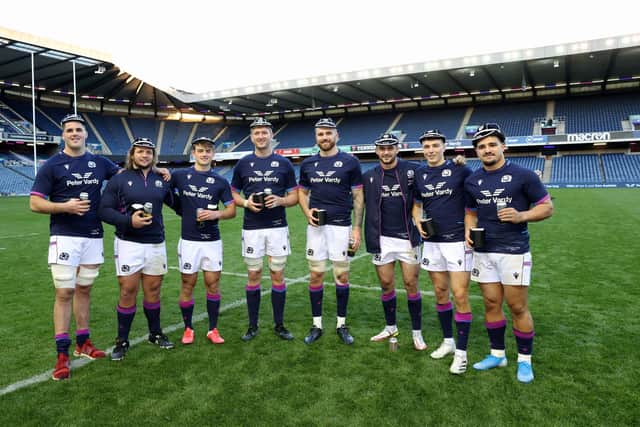 Eight players made their Scotland debut against Tonga - Marshall Sykes, Pierre Schoeman, Ross Thompson, Jamie Hodgson, Luke Crosbie, Rufus McLean, Jamie Dobie and Sione Tuipulotu. How many will be retained for the Australia game? (Photo by Craig Williamson / SNS Group)