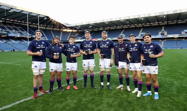 Eight players made their Scotland debut against Tonga - Marshall Sykes, Pierre Schoeman, Ross Thompson, Jamie Hodgson, Luke Crosbie, Rufus McLean, Jamie Dobie and Sione Tuipulotu. How many will be retained for the Australia game? (Photo by Craig Williamson / SNS Group)