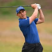 Grant Forrest plays his second shot on the 10th hole during day two of the Genesis Scottish Open at The Renaissance Club. Picture: Octavio Passos/Getty Images.