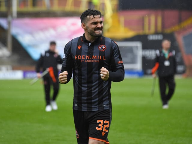 A brilliant first half of the season at Motherwell saw United sign the player on a pre-contract before bringing him to Tannadice in January. Goals dried up but demonstrated his excellence in build-up play.