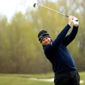 David Drysdale in action during the Austrian Golf Open at Diamond Country Club in Atzenbrugg, near Vienna. Picture: Andrew Redington/Getty Images.