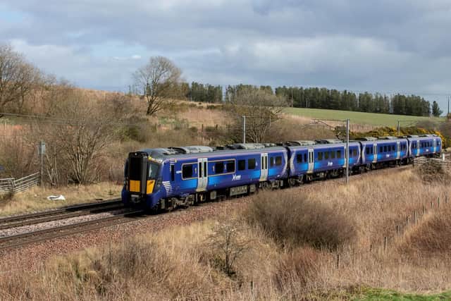 Scotland’s newest 100 per cent electric commuter trains are making a significant contribution towards Scotland’s ambitious 2035 net zero railways target
