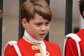 Prince George ahead of the coronation ceremony of King Charles III and Queen Camilla at Westminster Abbey.