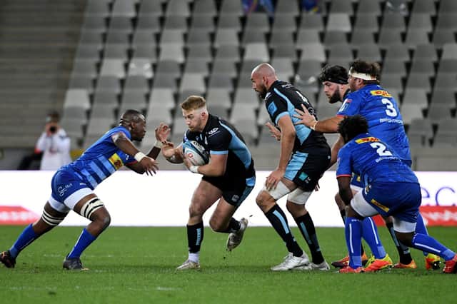Kyle Steyn suffered an Achilles injury in Glasgow Warriors' 32-7 defeat by DHL Stormers in Cape Town. Picture: Thinus Maritz/INPHO/Shutterstock