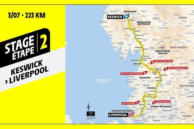 Stage two between Keswick and Liverpool