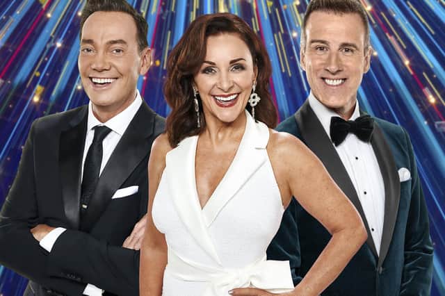 The Strictly live show judges, ​Craig Revel Horwood, Shirley Ballas and Anton Du Beke. Picture: BBC