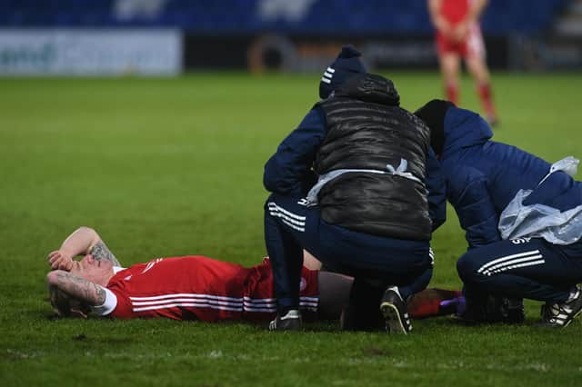 Jonny Hayes was one of the Aberdeen players to suffer injury.
