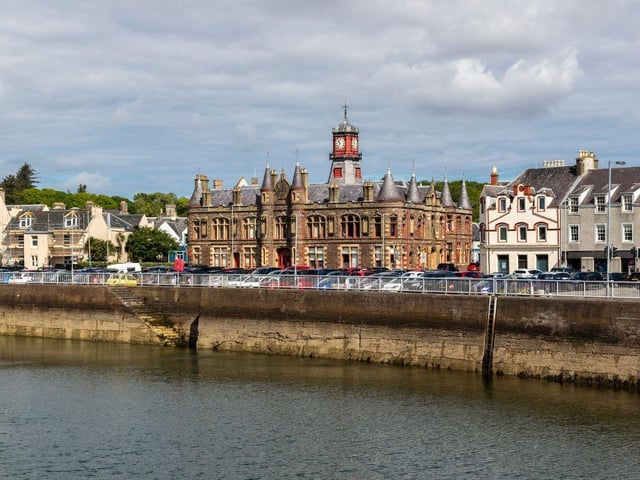 Those living in Stornoway (pictured) and across the Comhairle nan Eilean Siar council area will see their local tax bill upped by 5 per cent.