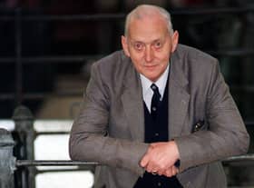 Willie Blair pictured at his retirement in 1998