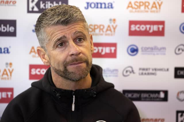 Stephen Robinson says St Mirren believe they can qualify for Europe.