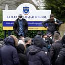 A teacher has been suspended at Batley Grammer School after showing pupils a caricature of the prophet Muhammad (Getty Images)
