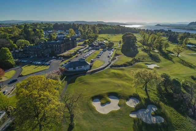 Mar Hall Hotel, Golf & Spa Resort has an 18-hole golf course in the grounds. Pic: Mar Hall