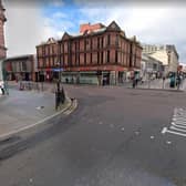 The incident happened on the Trongate