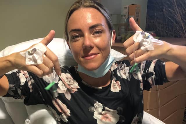 Laura’s health has taken a turn for the worse and having exhausted all available conventional cancer treatment, she is staking all her hopes on an immunotherapy regime on offer in Mexico