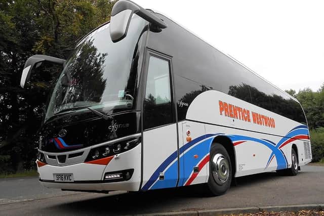 Prentice Westwood's coaches are a familiar sight on Scotland's roads.