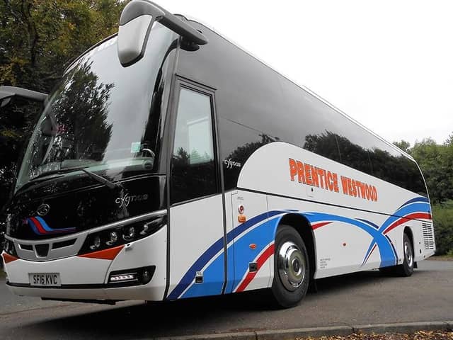 Prentice Westwood's coaches are a familiar sight on Scotland's roads.