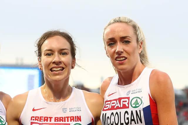 Steph Twell and Eilish McColgan are part of the athletics team