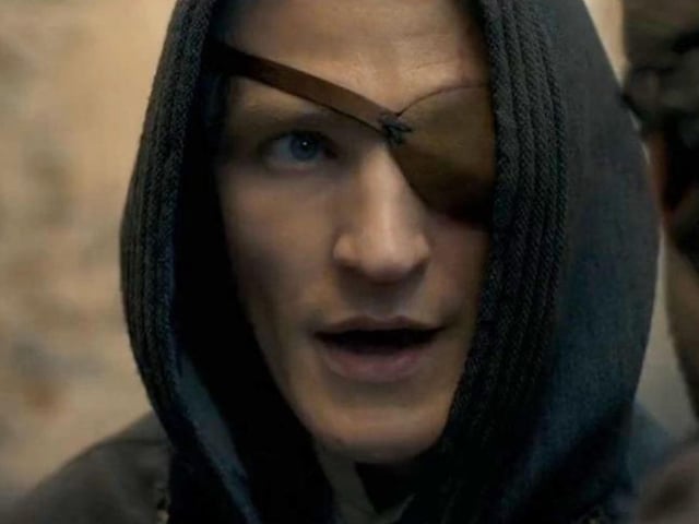 Aemond Targaryen (Ewan Mitchell), also known as Aemond One-Eye, is the second son of King Viserys and Alicent Hightower. He is a significant player in the Dance of Dragons as he rides the legendary dragon Vhagar.