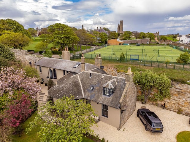 What is it? A splendidly remodelled B-listed four-bedroom house, originally dating from 1781, gloriously set in a private enclosed garden which backs on to the walls of the 12th-Century St Andrews Cathedral.