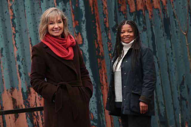 From left: AAI EmployAbility CEO Joy Lewis, and Yvette McLaren, who has taken part in its Back to Work programme. Picture: Stewart Attwood.