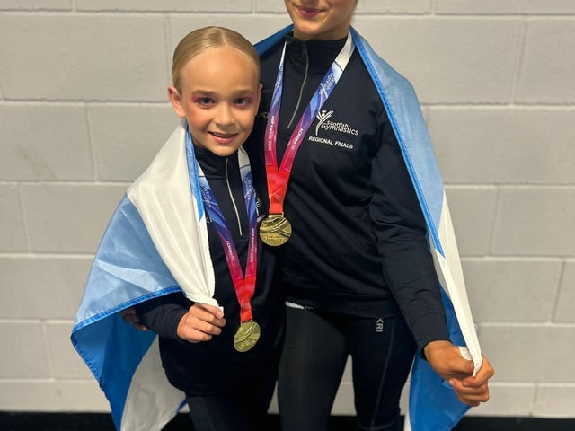 Sydney and Alice proud to represent Scotland
