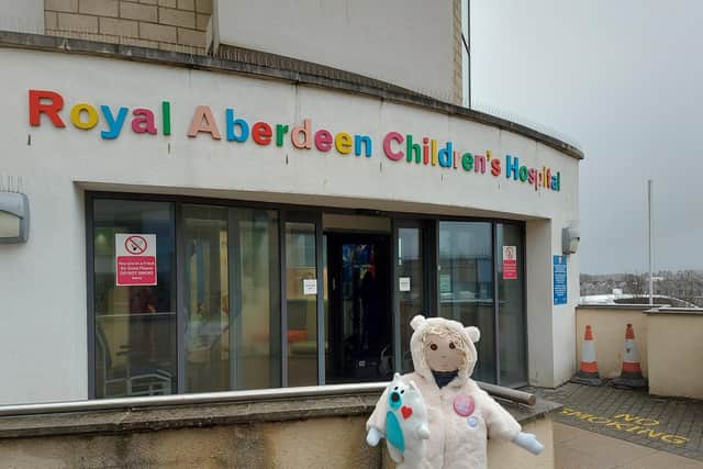 Ava’s doll is being hosted by her local hospital, Royal Aberdeen Children's Hospital.