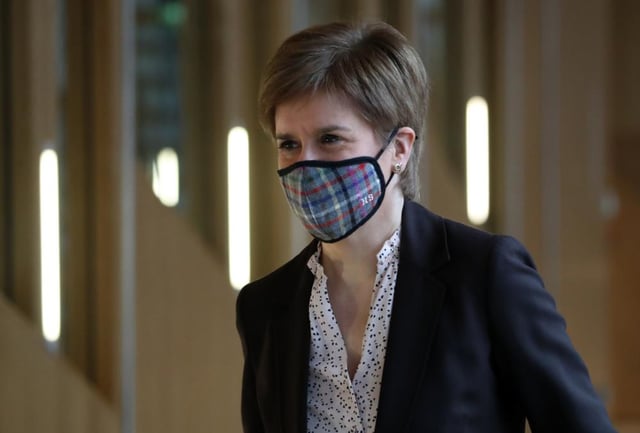 Scotland's First Minister Nicola Sturgeon announced a new wave of restrictions amid rising Covid-19 cases. (Pic: PA)